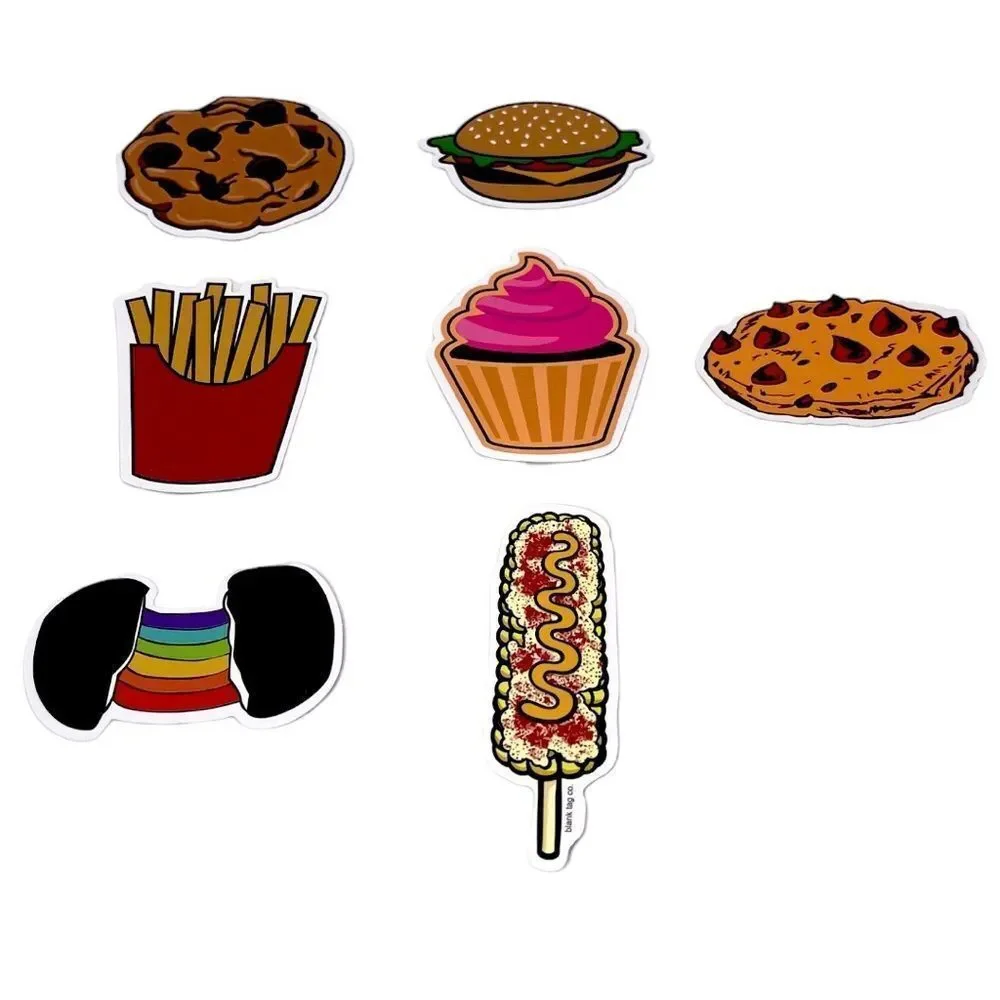 NWT Wool + Pepper Co. FOODIE Sticker Pack (33 stickers)